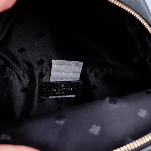 KATE SPADE Medium Karina backpack black leather - Picture 7 of 8